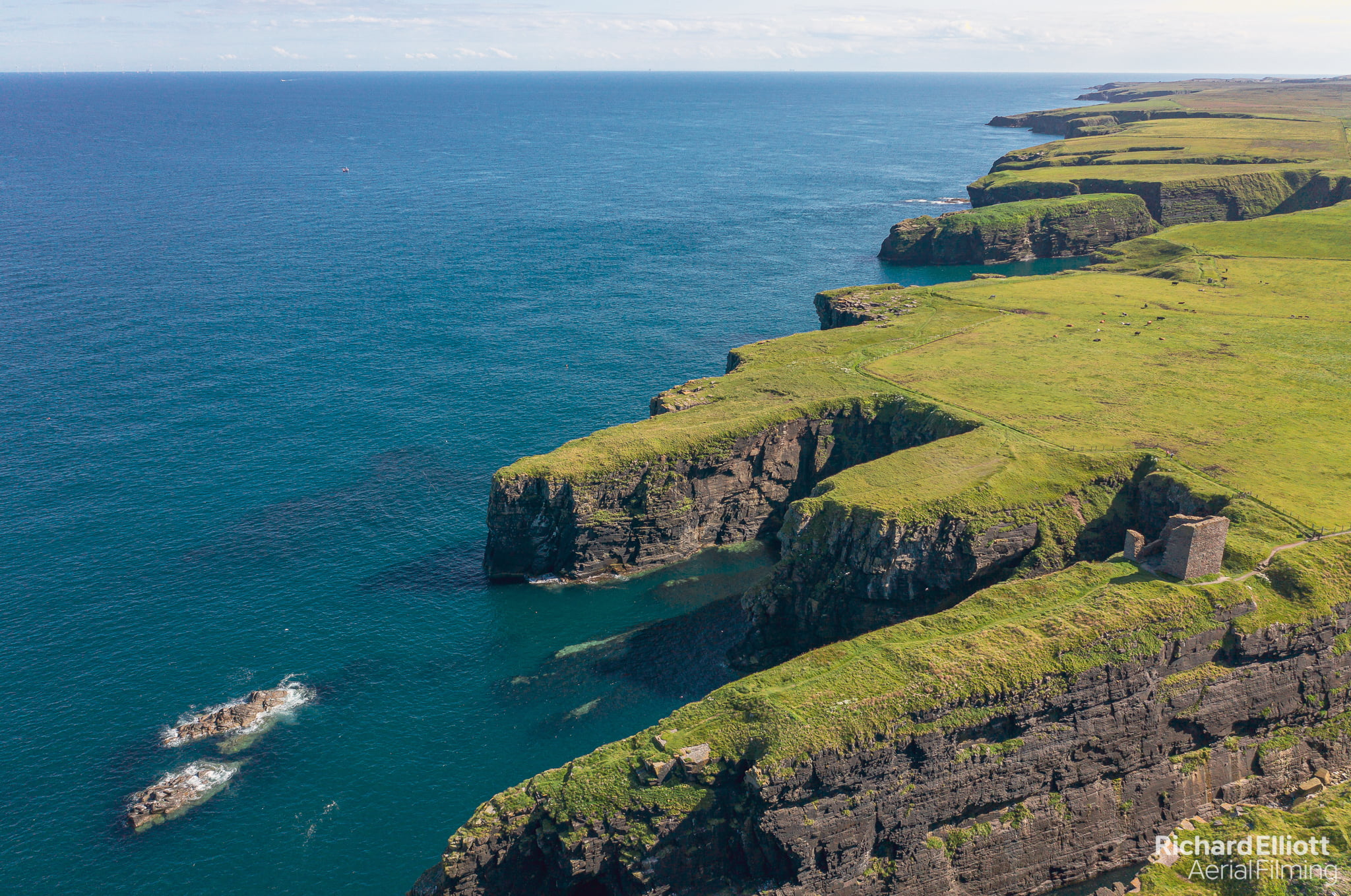 Photo: coastal cliffs, for Your Highlands Stay section